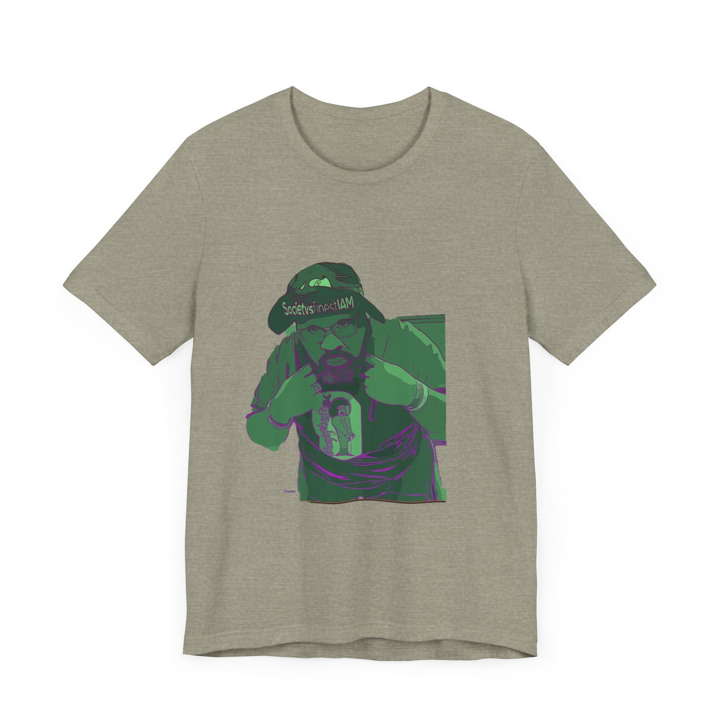 Graphic Unisex Short Sleeve Tee - Casual Streetwear, Gift for Him/Her, Trendy Apparel, Cool Art Tee, Everyday Wear