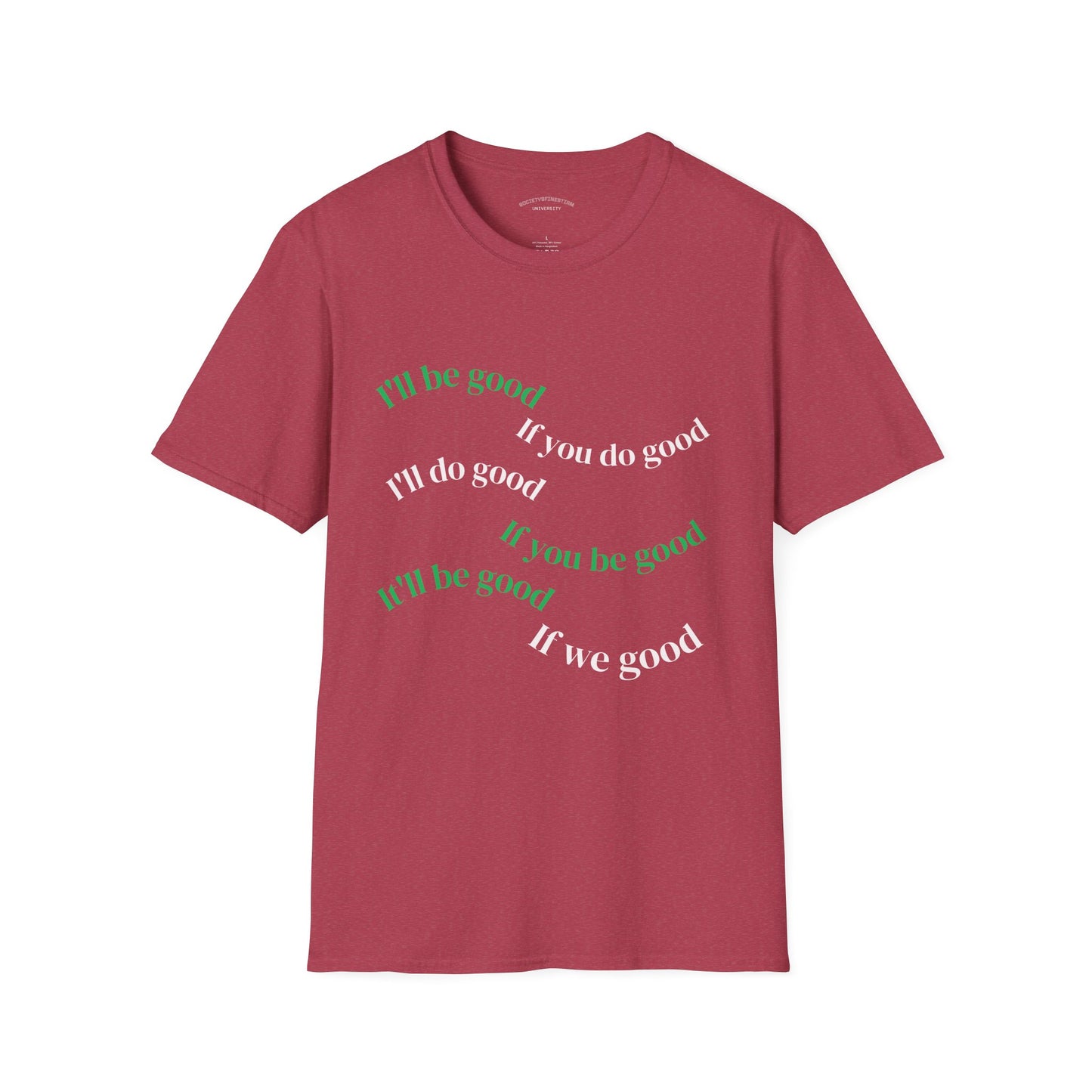 Good Vibes Unisex T-Shirt, Motivational Tee, Casual Wear, Gift for Friends, Soothing Quote Shirt