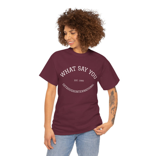 Vintage Style Unisex Heavy Cotton Tee - Retro Graphic Shirt, Casualwear, Gift for Him/Her, Everyday Outfit, Statement Tee