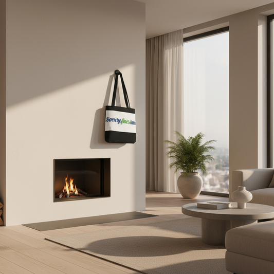 Society's Finest Tote Bag, Stylish Carryall, Eco-Friendly Shopping Bag, Gift for Her, Beach Tote, Personalized Everyday Bag