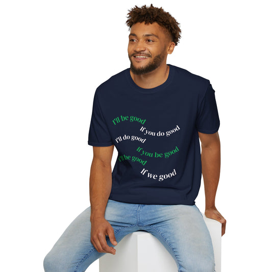 Good Vibes Unisex T-Shirt, Motivational Tee, Casual Wear, Gift for Friends, Soothing Quote Shirt
