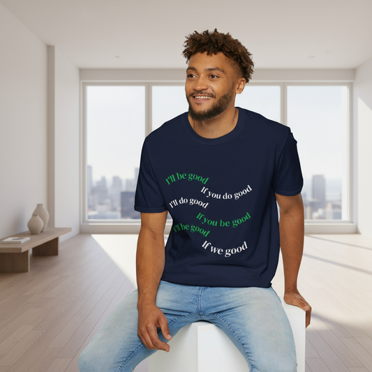 Good Vibes Unisex T-Shirt, Motivational Tee, Casual Wear, Gift for Friends, Soothing Quote Shirt