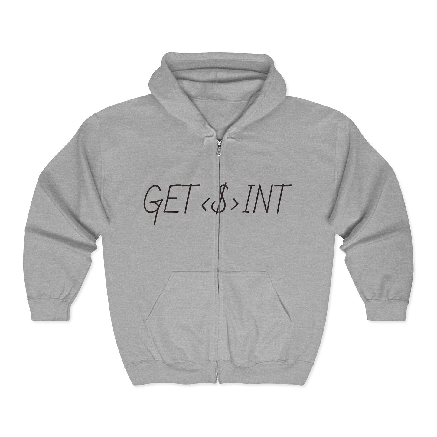 Get <$> Int Full-Zip Hoodie — Casual Activewear Zip-Up