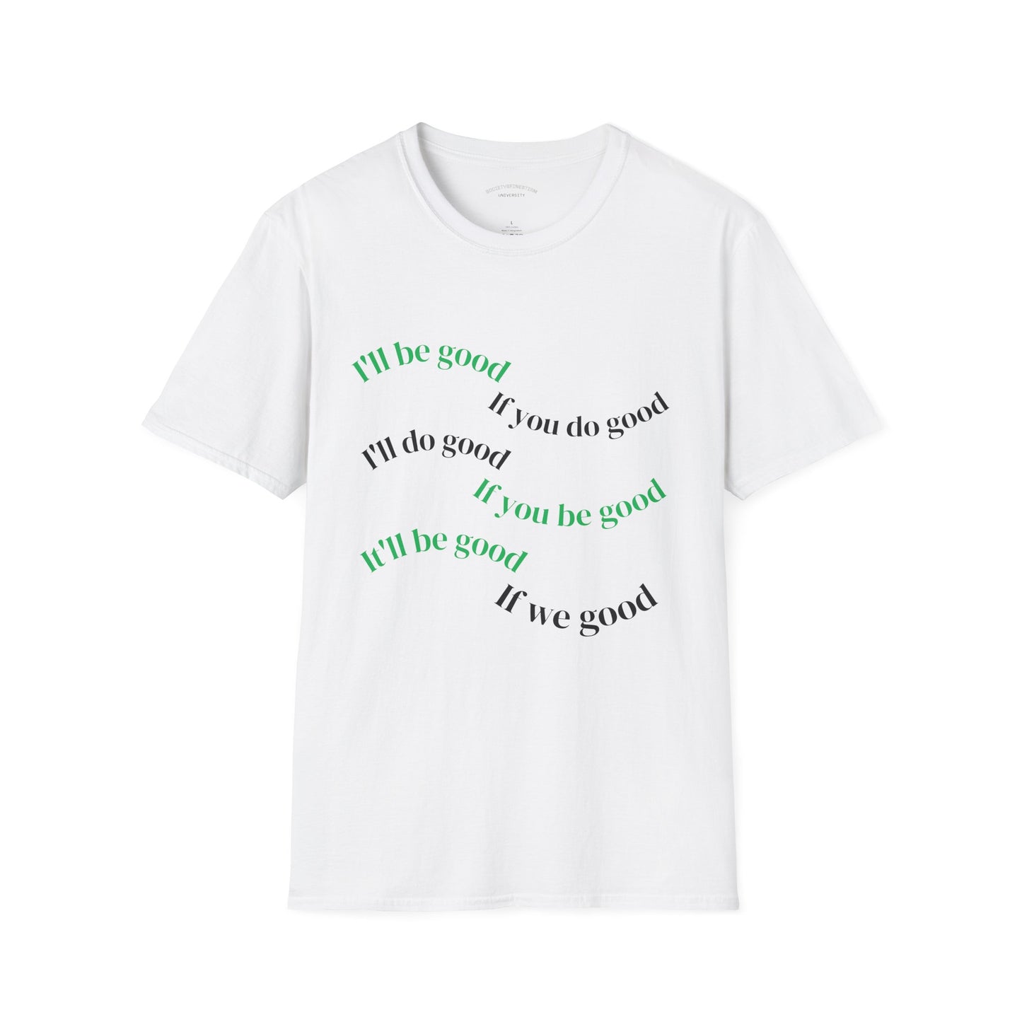 Good Vibes Unisex T-Shirt, Motivational Tee, Casual Wear, Gift for Friends, Soothing Quote Shirt
