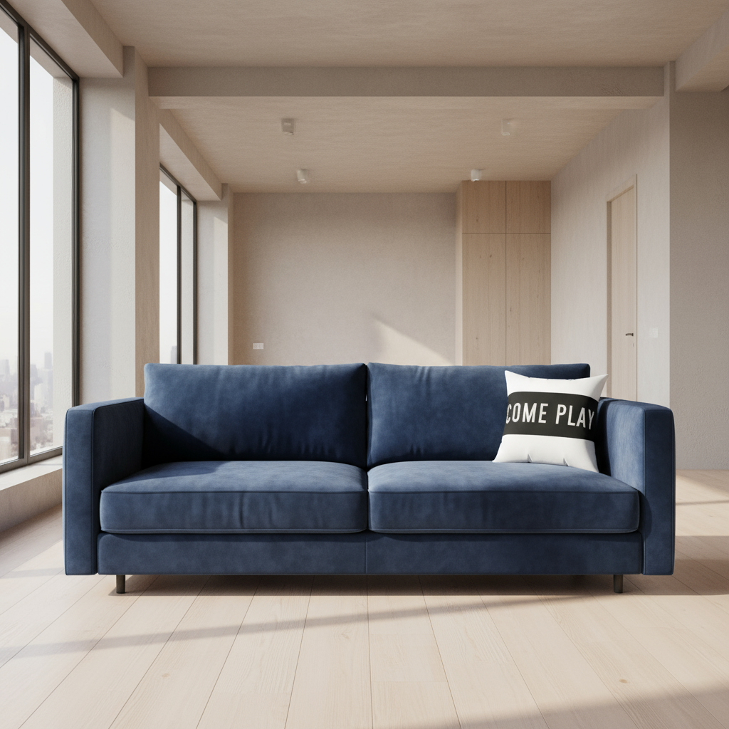 Come Play (Inviting Playful Pillow,)