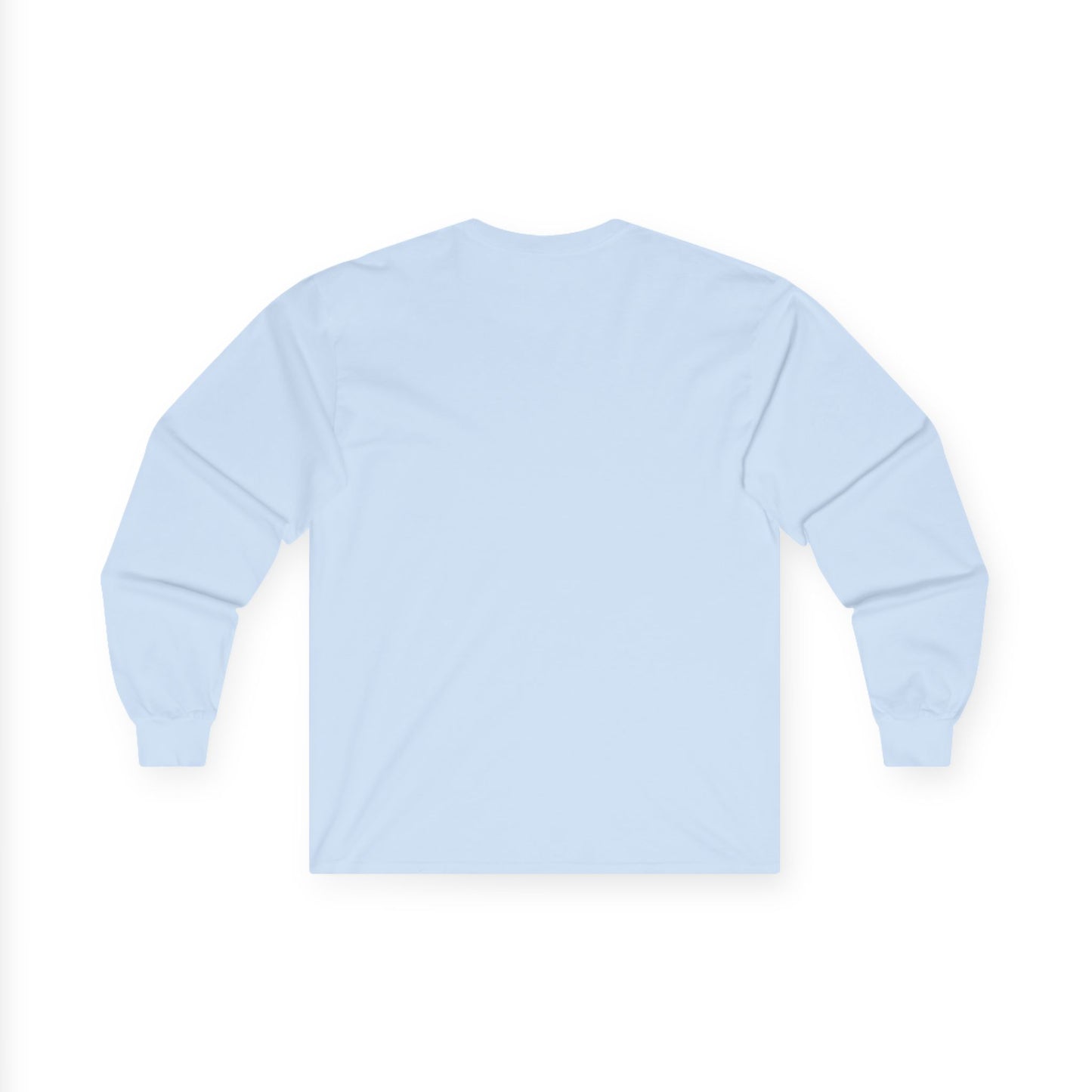 Long Sleeve Tee — "My Ideal Body Weight Is Yours On Mine" Graphic