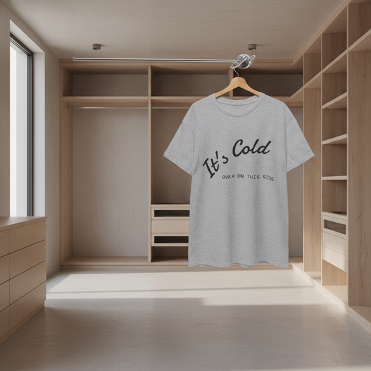 Unisex Heavy Cotton Tee - Funny College Tee, Gifts for Students, Casual Wear, Winter Fashion, Trendy Graphic Shirt